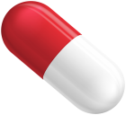 Red and White Pill Capsule PNG Clipart - High-quality PNG Clipart Image from ClipartPNG.com
