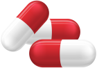 Red and White Pills Capsules PNG Clipart - High-quality PNG Clipart Image from ClipartPNG.com