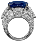 Ring with Blue Diamond PNG Clipart - High-quality PNG Clipart Image from ClipartPNG.com