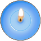 Round Blue Candle PNG Clip Art - High-quality PNG Clipart Image from ClipartPNG.com
