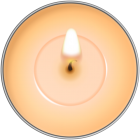 Round Orange Candle PNG Clip Art - High-quality PNG Clipart Image from ClipartPNG.com