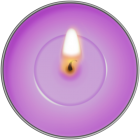Round Purple Candle PNG Clip Art - High-quality PNG Clipart Image from ClipartPNG.com