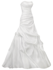 Satin Gown Wedding Dress PNG Clip Art - High-quality PNG Clipart Image from ClipartPNG.com