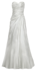 Satin Wedding Dress PNG Clip Art - High-quality PNG Clipart Image from ClipartPNG.com