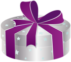 Silver Gift Box with Stars PNG Clipart - High-quality PNG Clipart Image from ClipartPNG.com