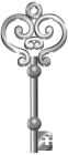 Silver Key PNG Clip Art  - High-quality PNG Clipart Image from ClipartPNG.com