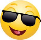 Smiling Emoticon with Sunglasses PNG Clip Art - High-quality PNG Clipart Image from ClipartPNG.com