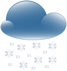 Snowy Cloud Weather Icon PNG Clip Art - High-quality PNG Clipart Image from ClipartPNG.com