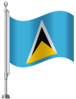 St Lucia Flag PNG Clip Art - High-quality PNG Clipart Image from ClipartPNG.com