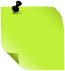 Sticky Note Green PNG Clipart - High-quality PNG Clipart Image from ClipartPNG.com