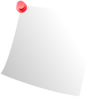 Sticky Note White PNG Clip Art  - High-quality PNG Clipart Image from ClipartPNG.com