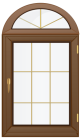 Transparent Brown Window PNG Clip Art - High-quality PNG Clipart Image from ClipartPNG.com