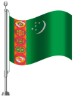 Turkmenistan Flag PNG Clip Art - High-quality PNG Clipart Image from ClipartPNG.com