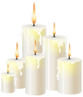 White Candles PNG Clip Art  - High-quality PNG Clipart Image from ClipartPNG.com