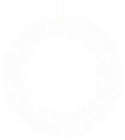 White Christmas Wreath PNG  - High-quality PNG Clipart Image from ClipartPNG.com