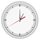White Wall ClockPNG Clip Art - High-quality PNG Clipart Image from ClipartPNG.com