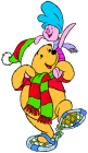 Winnie the Pooh and Piglet Winter PNG Clip Art  - High-quality PNG Clipart Image from ClipartPNG.com