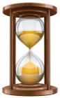 Wooden Sand Clock PNG Clip Art - High-quality PNG Clipart Image from ClipartPNG.com