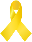 Yellow Awareness Ribbon PNG Clip Art  - High-quality PNG Clipart Image from ClipartPNG.com
