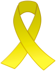 Yellow Awareness Ribbon PNG Clipart - High-quality PNG Clipart Image from ClipartPNG.com