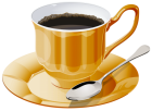 Yellow Cup of Coffee PNG Clipart  - High-quality PNG Clipart Image from ClipartPNG.com