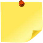Yellow Sticky Note PNG Clip Art - High-quality PNG Clipart Image from ClipartPNG.com